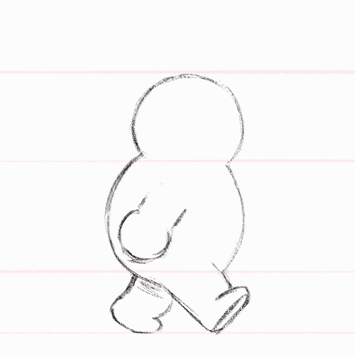 cowboy dog walkcycle