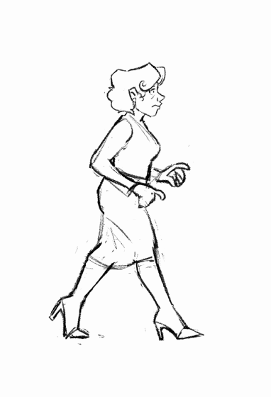 Helen walk cycle