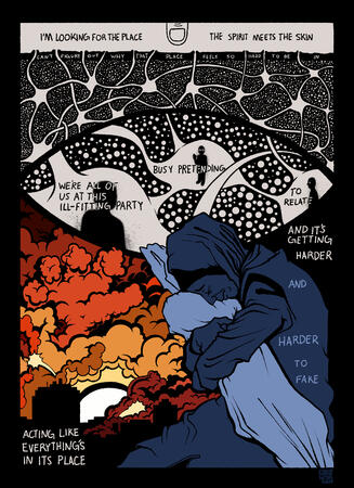 Palestine Comic - Grouper Lyrics